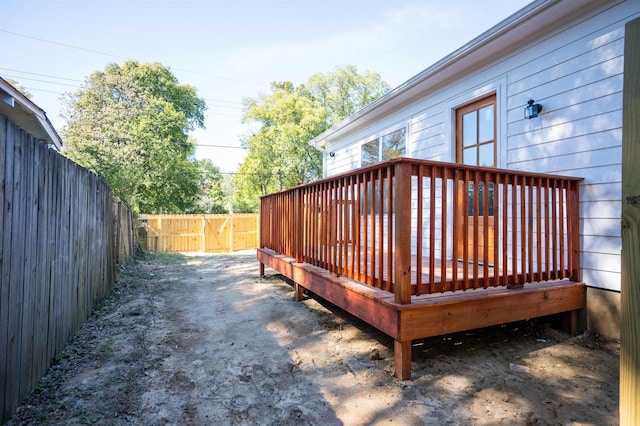 view of deck