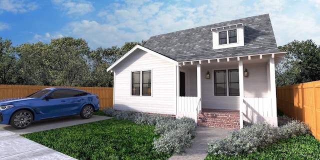 view of front of house featuring a porch