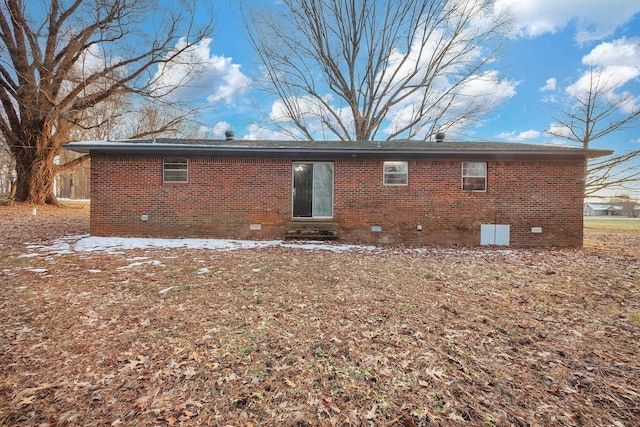 view of rear view of property
