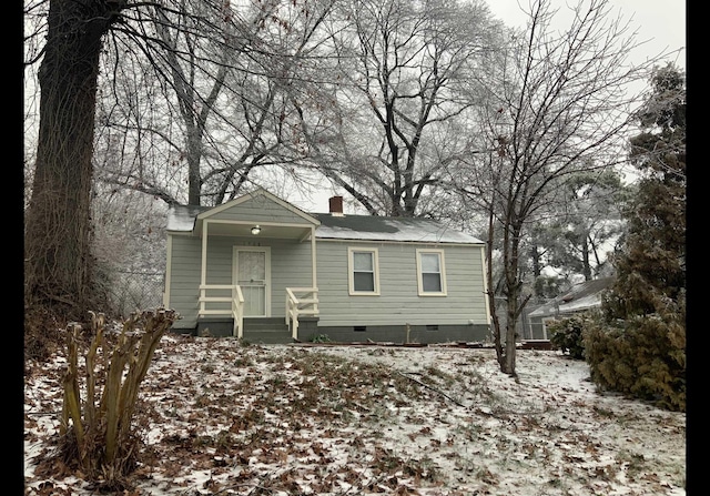 view of bungalow-style house