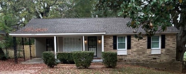 view of front of house with a porch