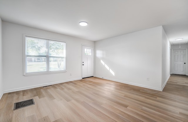 interior space featuring light hardwood / wood-style flooring