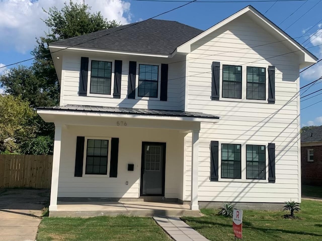 view of front of home featuring a porch