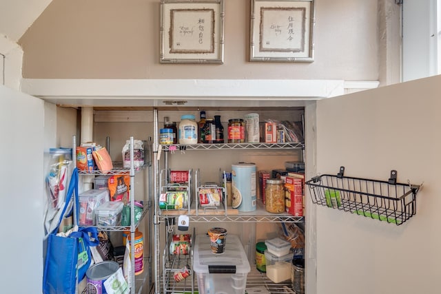 view of pantry