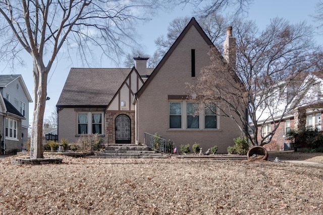 view of english style home