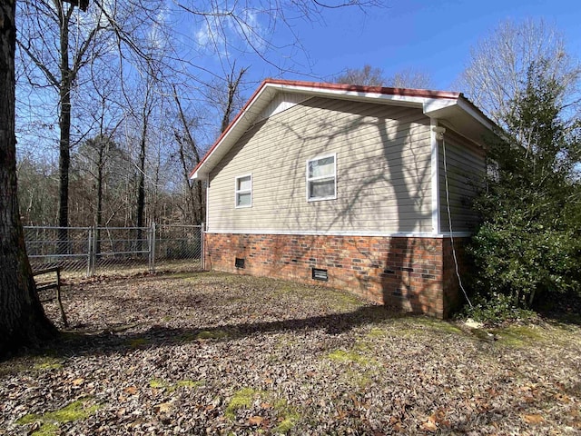 view of home's exterior