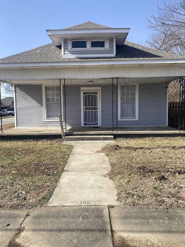 view of front of house featuring covered porch