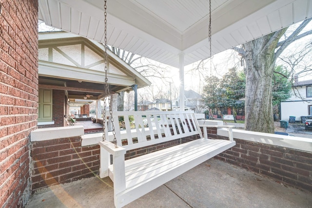 view of patio / terrace featuring a porch