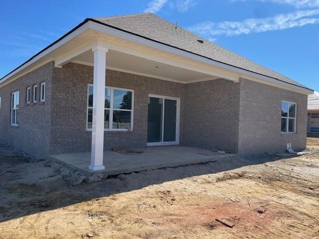 back of house featuring a patio