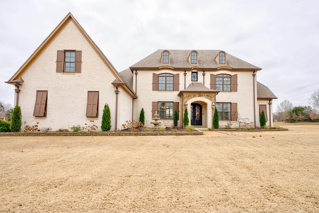 view of french country home