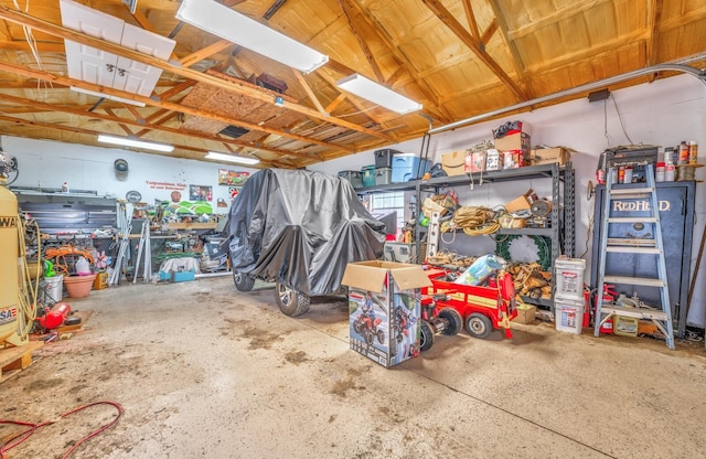 view of storage room