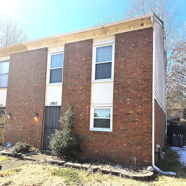 view of rear view of property