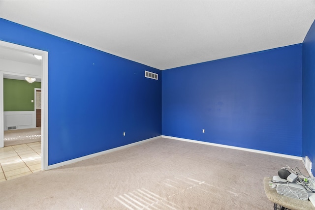 empty room with carpet floors