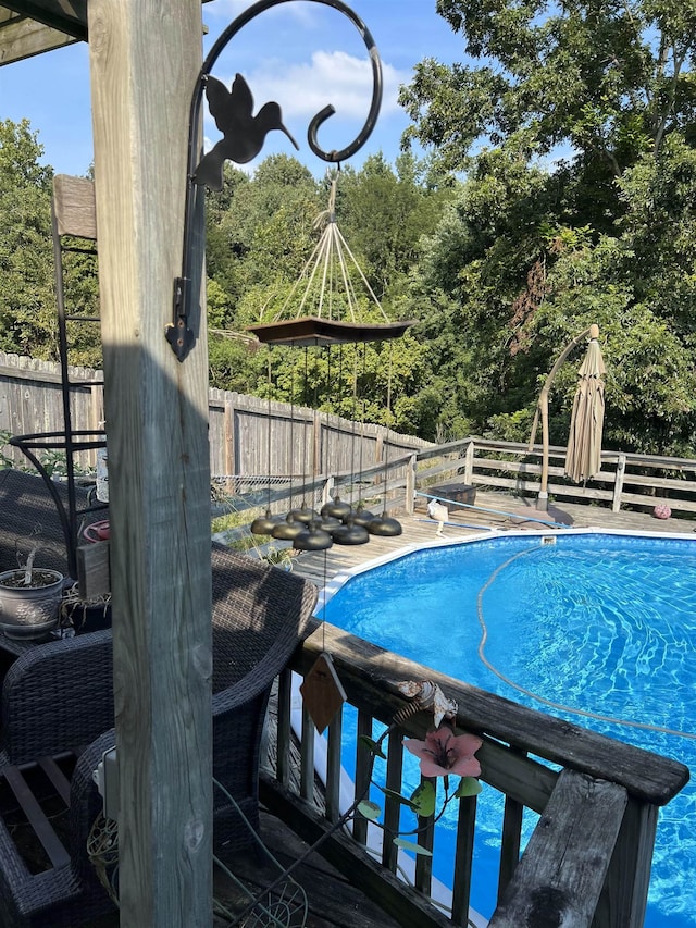 view of pool