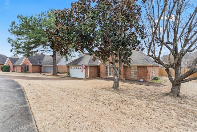 ranch-style house with a garage