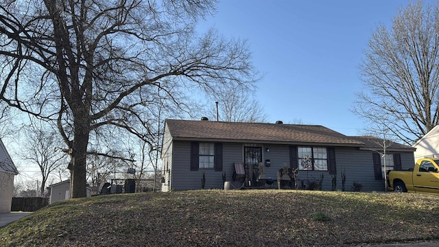 view of ranch-style house