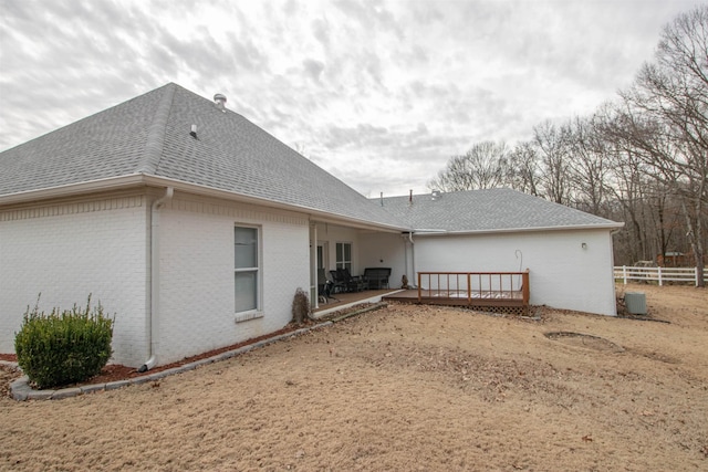 view of rear view of property