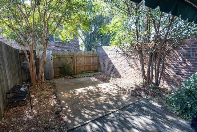 view of patio