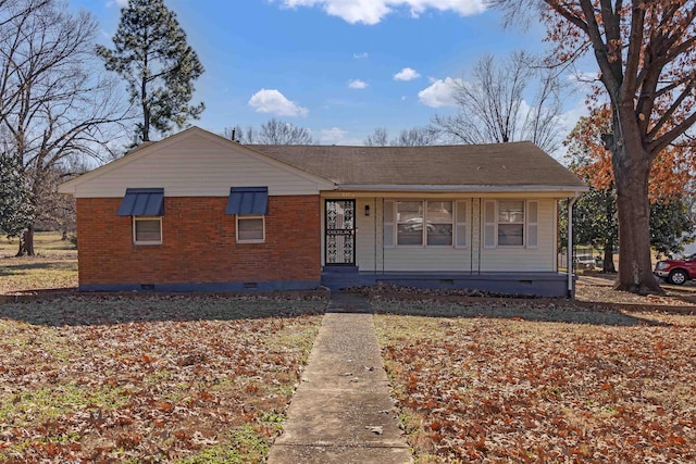 view of front facade with covered porch