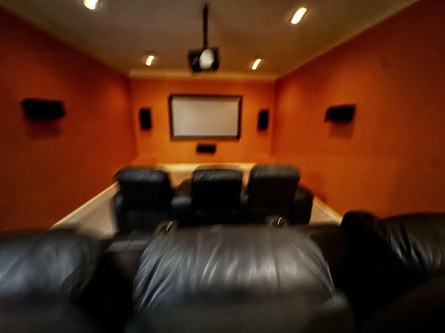 view of cinema room