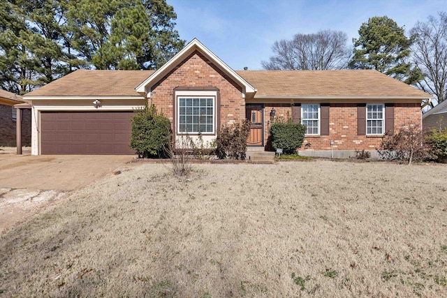 ranch-style house with a garage