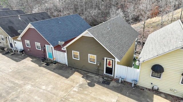 back of property featuring a patio area