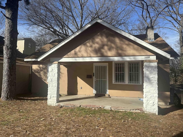 back of house featuring a patio