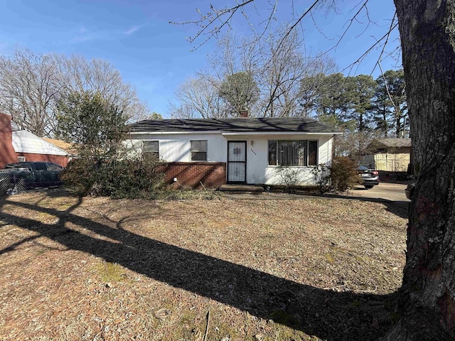 view of ranch-style house