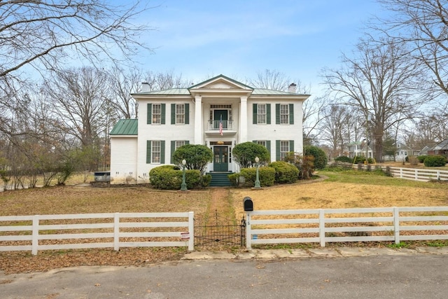 view of greek revival house