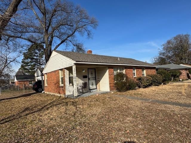 view of rear view of property