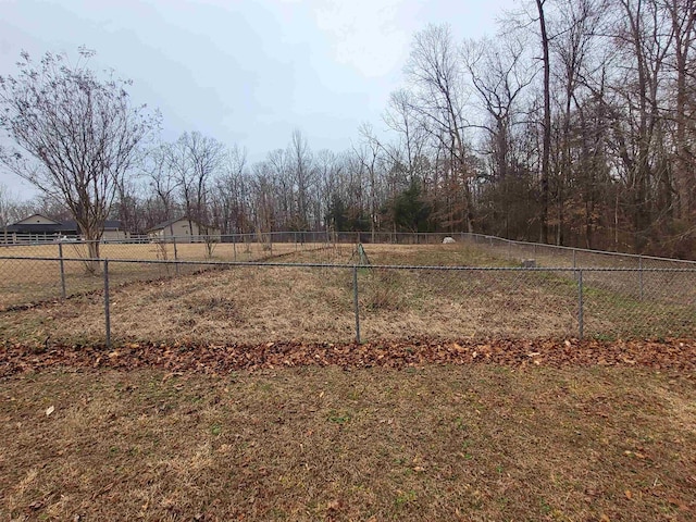 view of yard featuring a rural view