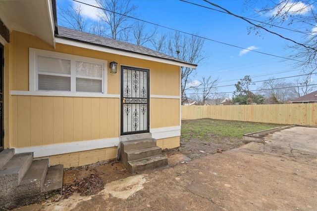 view of property entrance