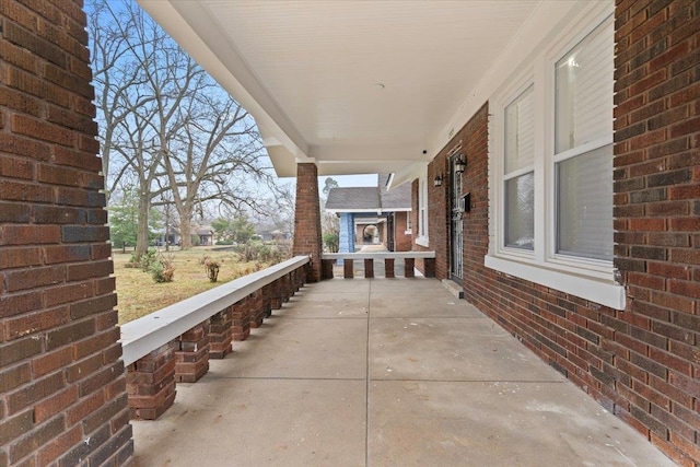 view of patio / terrace featuring a porch