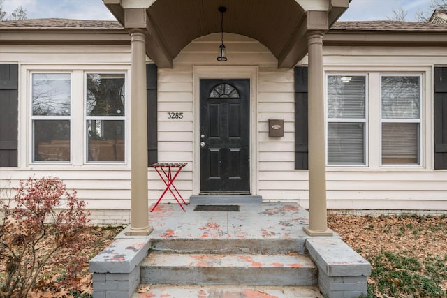 view of entrance to property