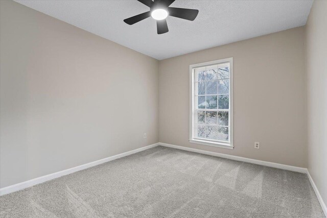 6961 Wittenham Cv, Memphis, TN 38119 - carpeted empty room featuring ceiling fan and a textured ceiling