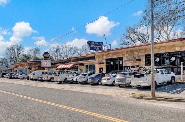 view of parking