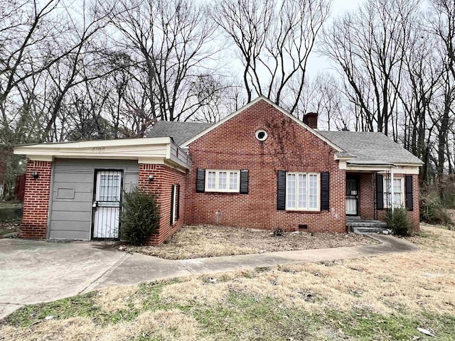 view of front of property