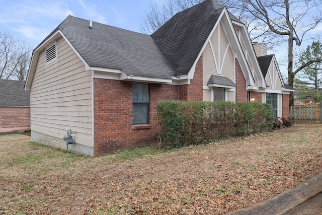 view of side of property