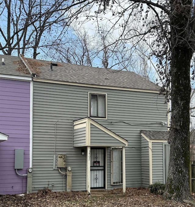 view of rear view of property