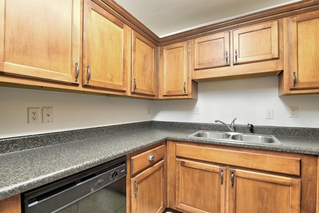 kitchen featuring dishwasher and sink