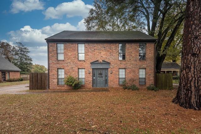 view of colonial inspired home