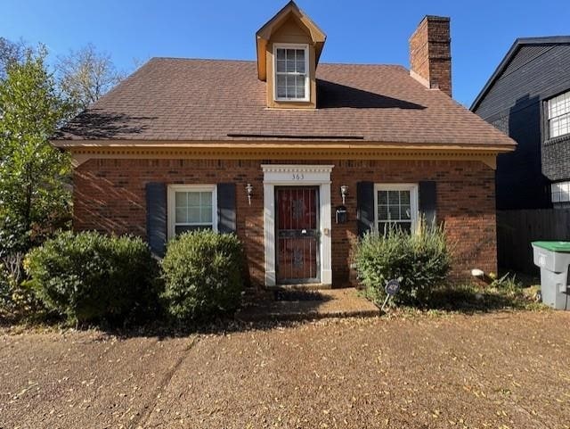 view of front of home