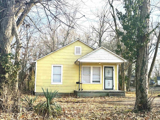 view of bungalow-style house