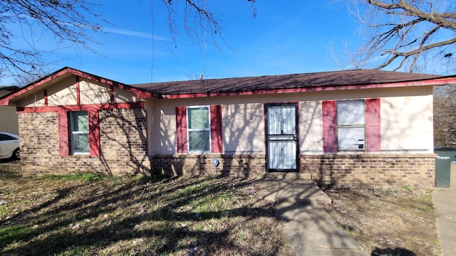 view of ranch-style home