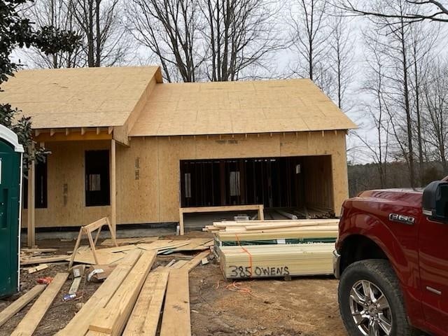 view of rear view of property