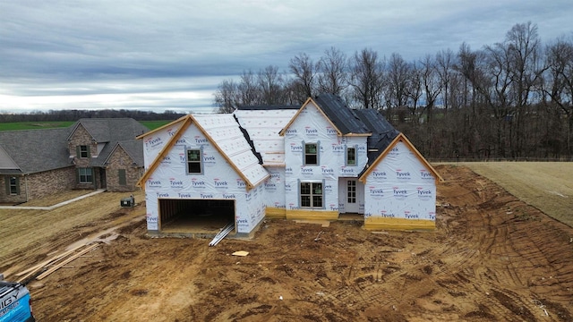 1405 Armstrong Rd, Drummonds, TN 38023 - property in mid-construction featuring an attached garage