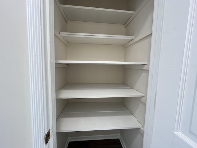 view of closet