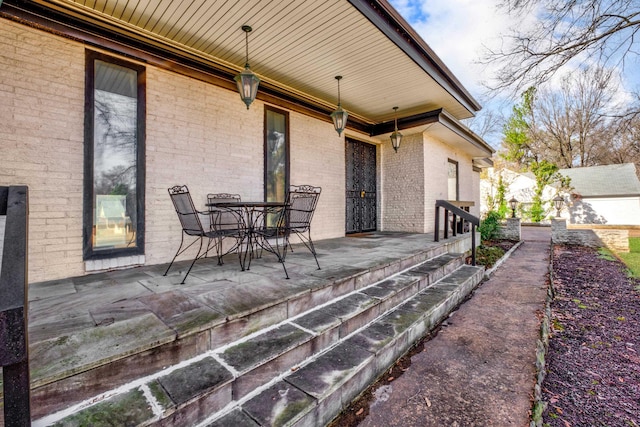 view of patio / terrace with outdoor dining area