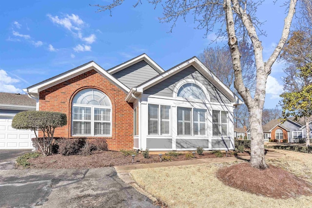 ranch-style home with brick siding