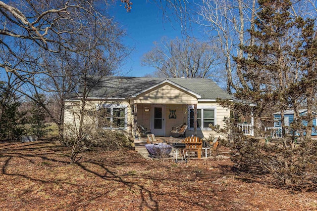 view of front of house with a porch